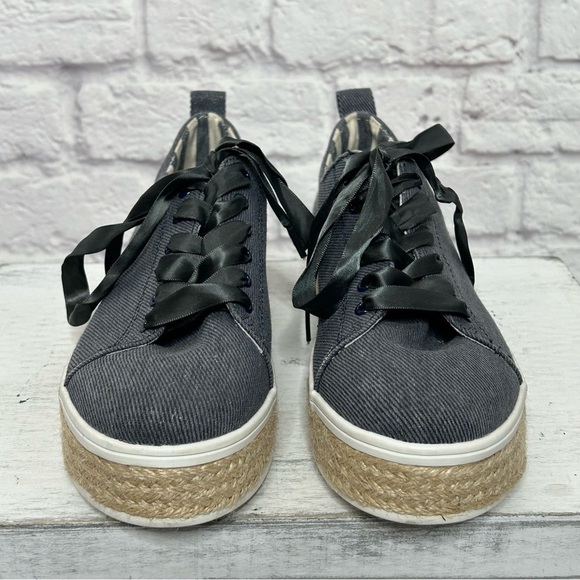 United Colors of Benetton Denim Platform Espadrilles - Picture 10 of 16